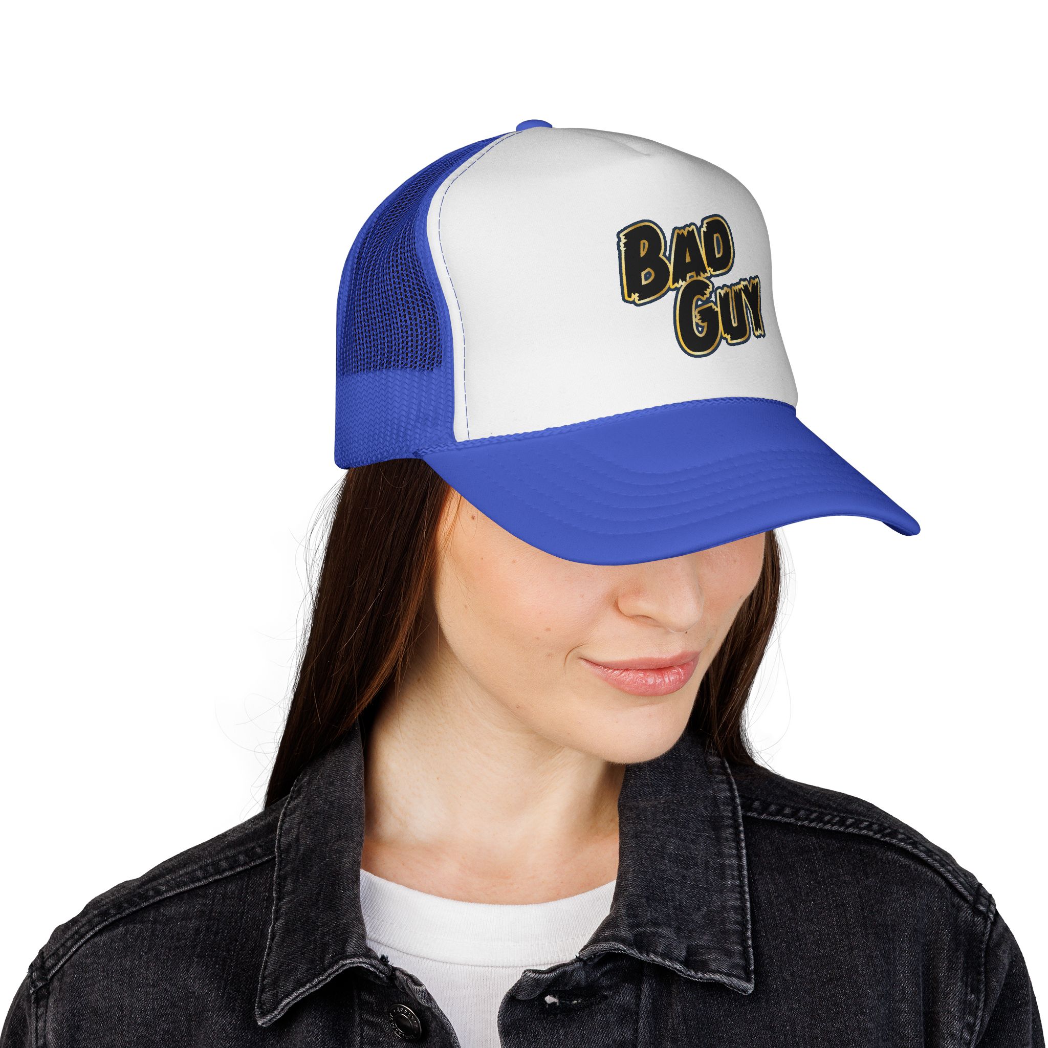 Bad Guy Edgy Trucker Cap - Image 9