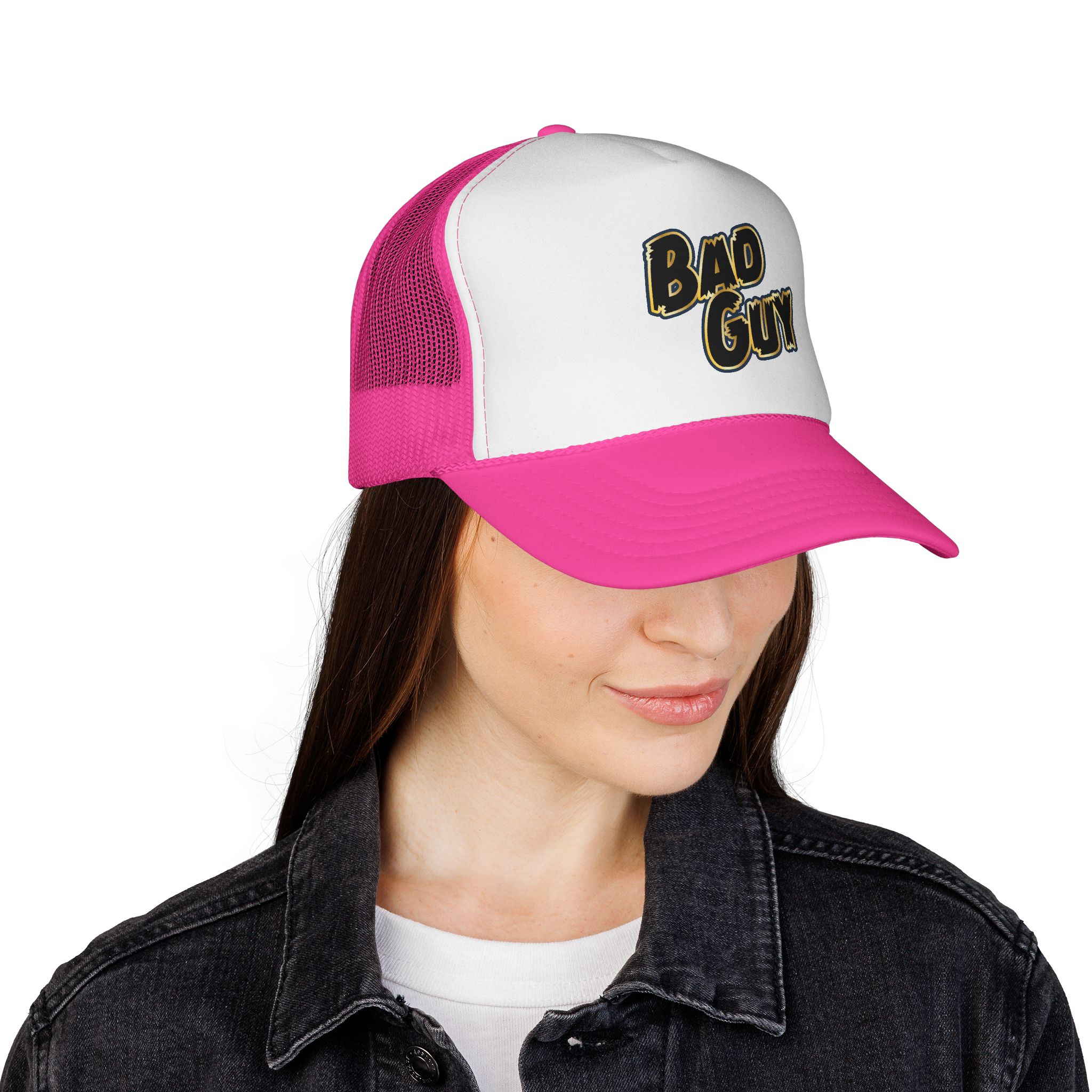 Bad Guy Edgy Trucker Cap - Image 12